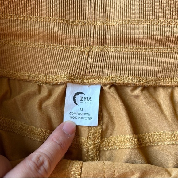 ZYIA Active Canyon Shorts in Tan - Picture 8 of 14